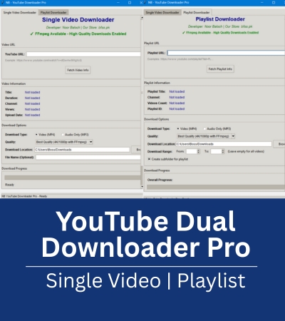 YouTube Dual Downloader Pro